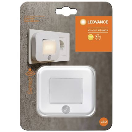 Ledvance - LED Oświetlenie nocne z czujnikiem LUNETTA LED/0,7W/230V 3000K