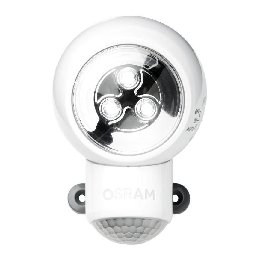 Ledvance -LED Oświetlenie orientacyjne zewnętrzne z czujnikiem SPYLUX LED/0,3W/3xAA IP43