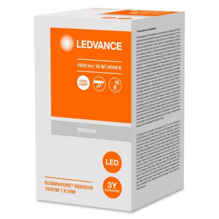 Ledvance - LED Oświetlenie przemysłowe z czujnikiem SUBMARINE 1xG13/19W/230V IP65