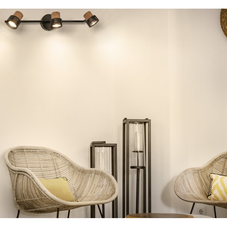 Ledvance - LED Oświetlenie punktowe DECOR CORK 3xGU10/3,4W/230V