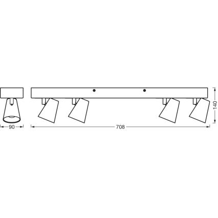 Ledvance - LED Oświetlenie punktowe DECOR NEPTUNE LED/27W/230V