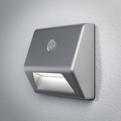 Ledvance - LED Oświetlenie schodowe z czujnikiem NIGHTLUX LED/0,25W/3×AAA IP54