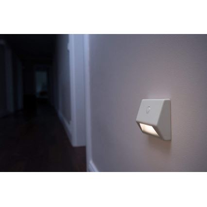 Ledvance - LED Oświetlenie schodowe z czujnikiem NIGHTLUX LED/0,25W/3×AAA IP54