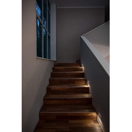 Ledvance - LED Oświetlenie schodowe z czujnikiem NIGHTLUX LED/0,25W/3×AAA IP54