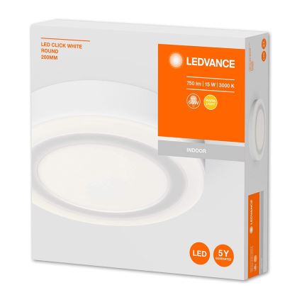 Ledvance - LED Oświetlenie sufitowe ROUND LED/15W/230V średnica 20 cm