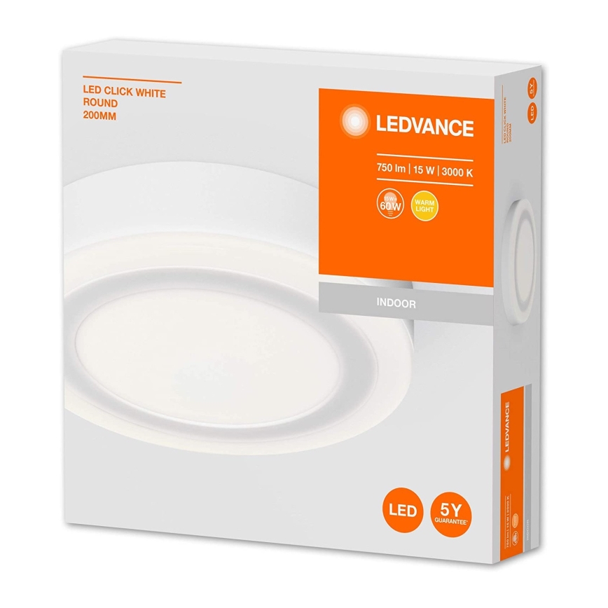 Ledvance - LED Oświetlenie sufitowe ROUND LED/15W/230V średnica 20 cm