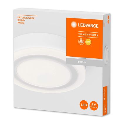 Ledvance - LED Oświetlenie sufitowe ROUND LED/18W/230V średnica 30 cm