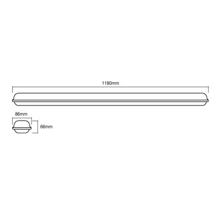 Ledvance - LED Oświetlenie techniczne SUBMARINE LED/36W/230V IP65