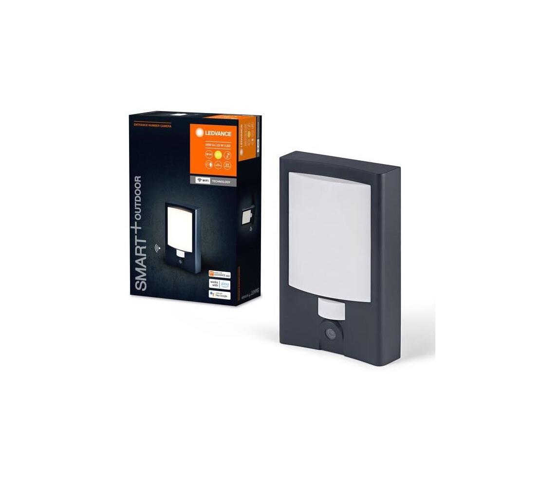 Ledvance - LED Oświetlenie zewnętrzne z czujnikiem i kamerą LED/22W/230V IP44 Wi-Fi