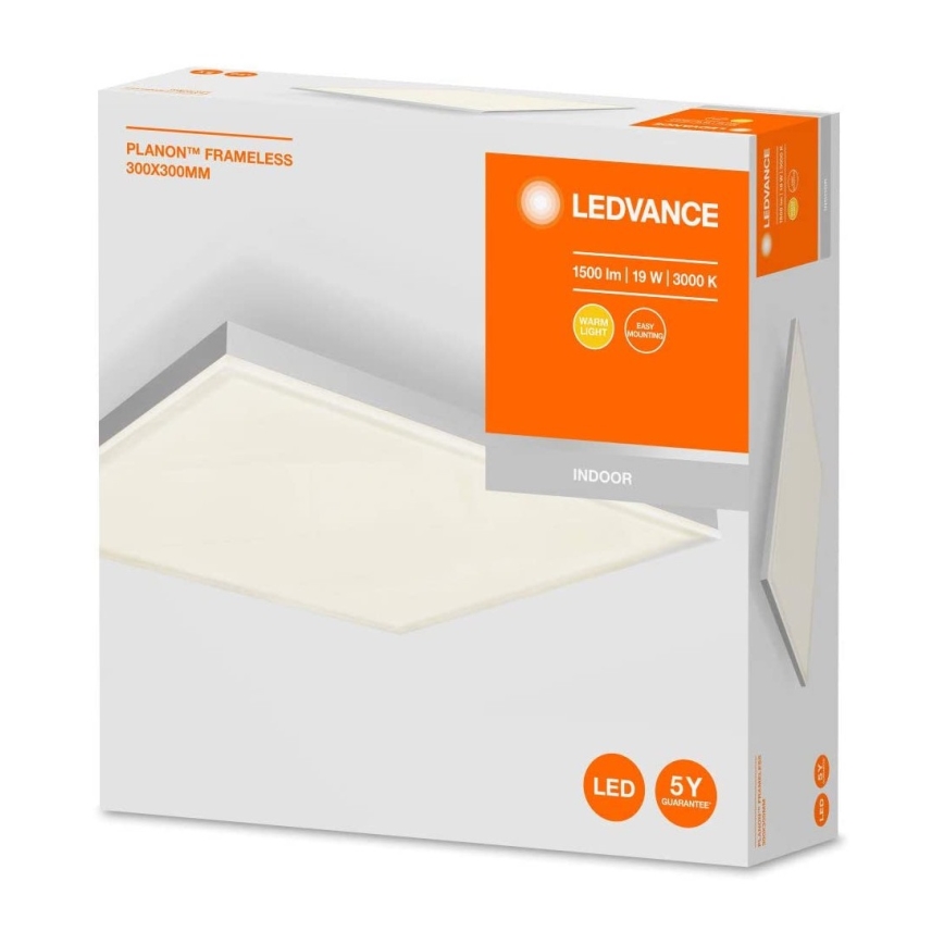 Ledvance - LED Panel natynkowy FRAMELESS LED/19W/230V 3000K