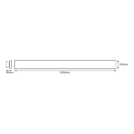 Ledvance - LED Panel natynkowy FRAMELESS LED/35W/230V 3000K