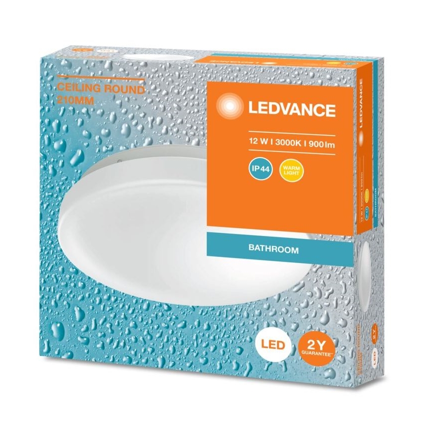 Ledvance - LED Plafon łazienkowy CEILING ROUND LED/12W/230V 3000K IP44