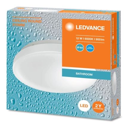 Ledvance - LED Plafon łazienkowy CEILING ROUND LED/12W/230V 6500K IP44