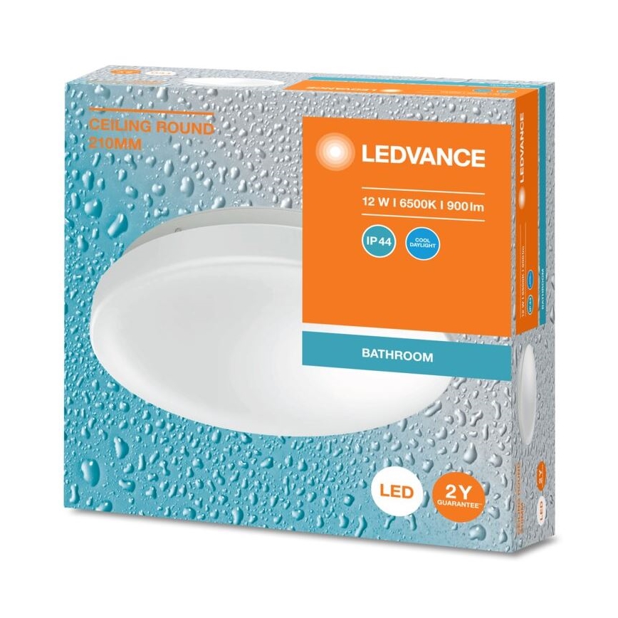 Ledvance - LED Plafon łazienkowy CEILING ROUND LED/12W/230V 6500K IP44