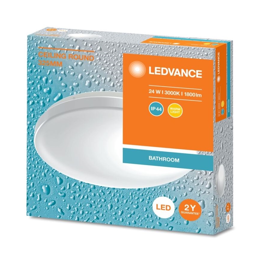 Ledvance - LED Plafon łazienkowy CEILING ROUND LED/24W/230V 3000K IP44