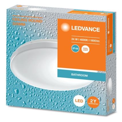 Ledvance - LED Plafon łazienkowy CEILING ROUND LED/24W/230V 4000K IP44