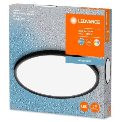 Ledvance - LED Plafon łazienkowy DISC LED/18W/230V 3000/4000K IP44