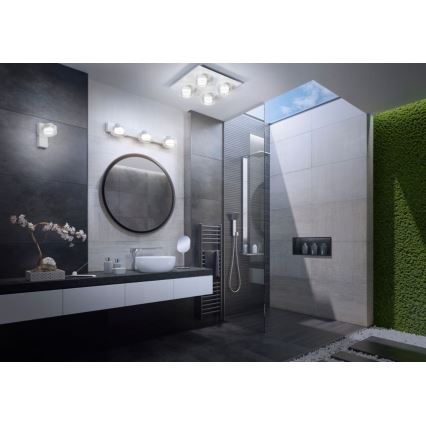 Ledvance - LED Plafon łazienkowy ORBIS FLAME 4xLED/5,5W/230V 3000/4000K IP44 biały