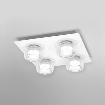 Ledvance - LED Plafon łazienkowy ORBIS FLAME 4xLED/5,5W/230V 3000/4000K IP44 biały