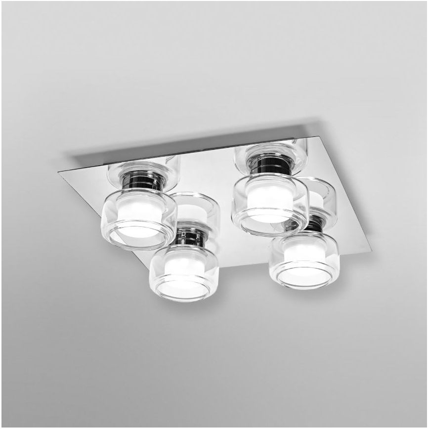 Ledvance - LED Plafon łazienkowy ORBIS FLAME 4xLED/5,5W/230V 3000/4000K IP44 chrom