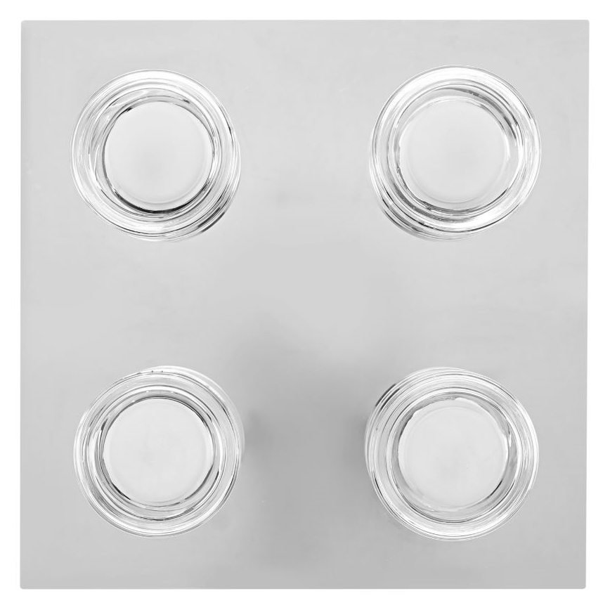 Ledvance - LED Plafon łazienkowy ORBIS FLAME 4xLED/5,5W/230V 3000/4000K IP44 chrom