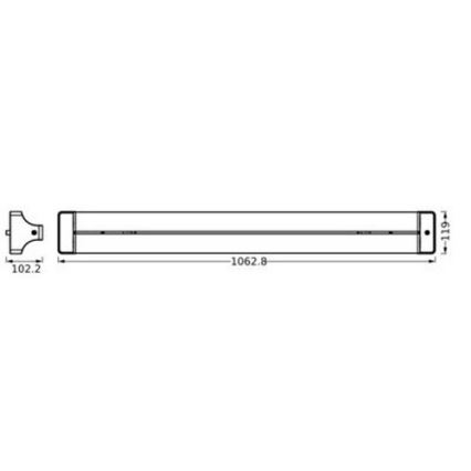 Ledvance - LED Plafon OFFICE LINE LED/42W/230V 106 cm