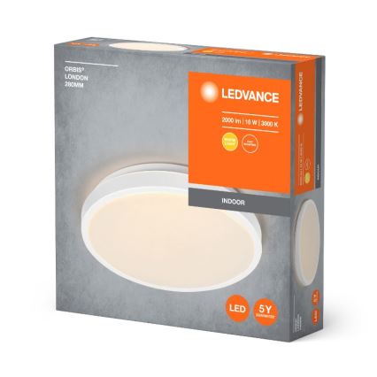 Ledvance - LED Plafon ORBIS LONDON LED/16W/230V biała +