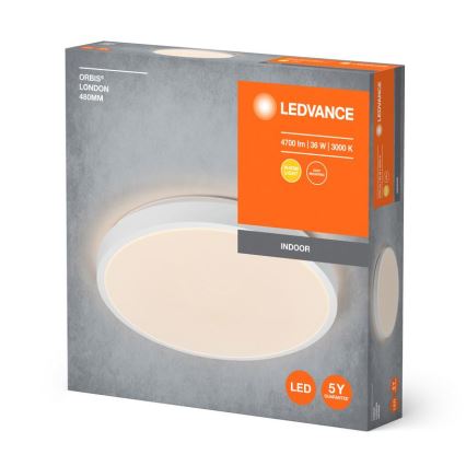 Ledvance - LED Plafon ORBIS LONDON LED/36W/230V biały