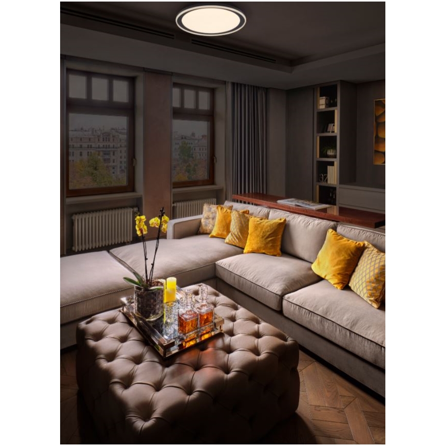 Ledvance - LED Plafon ORBIS PEDERSON LED/24W/230V śr. 45 cm czarny