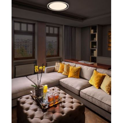 Ledvance - LED Plafon ORBIS PEDERSON LED/36W/230V śr. 55 cm czarny