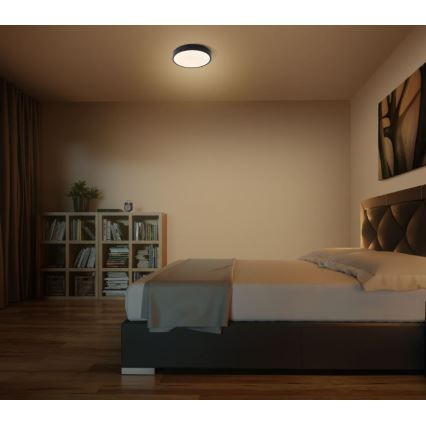 Ledvance - LED Plafon ORBIS SLIM LED/20W/230V czarny