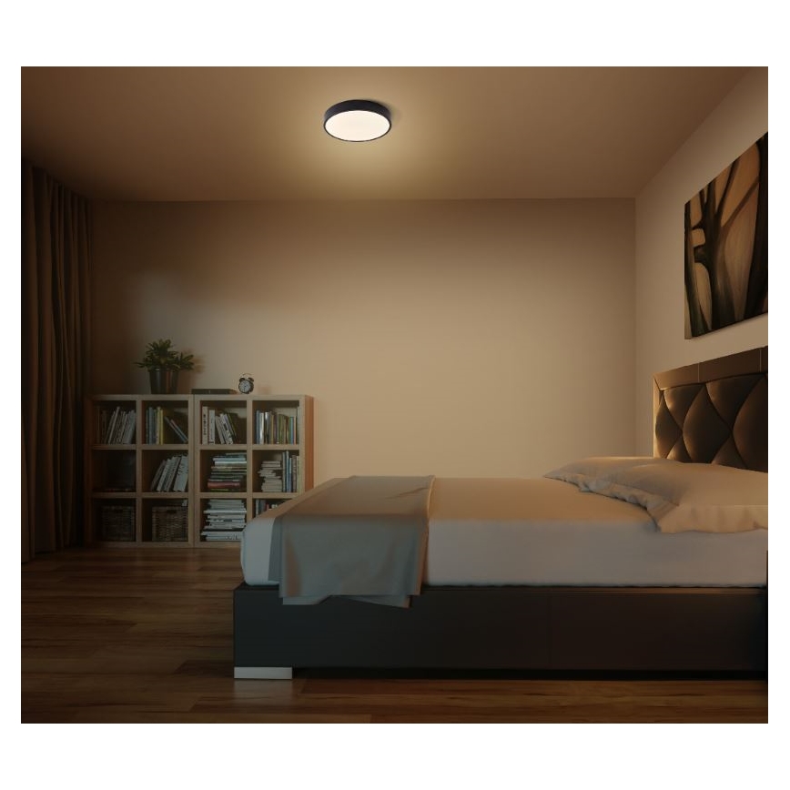 Ledvance - LED Plafon ORBIS SLIM LED/20W/230V czarny