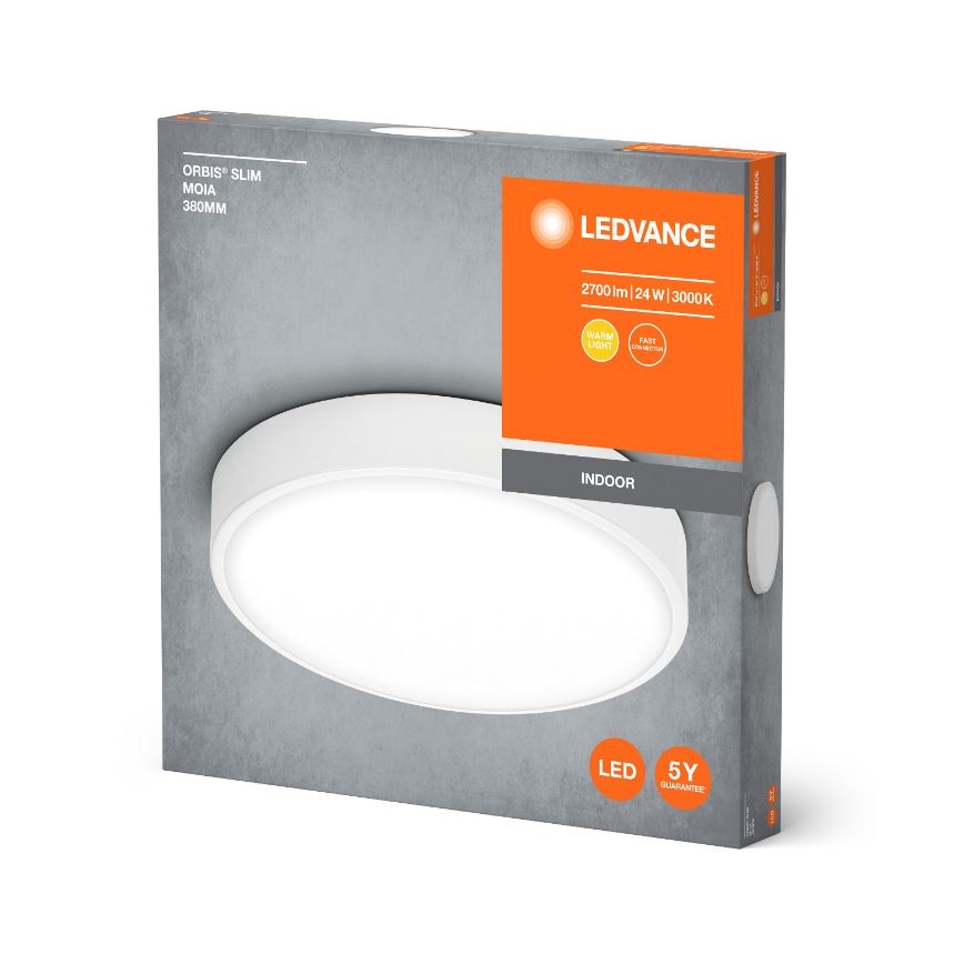 Ledvance - LED Plafon ORBIS SLIM LED/24W/230V biała +