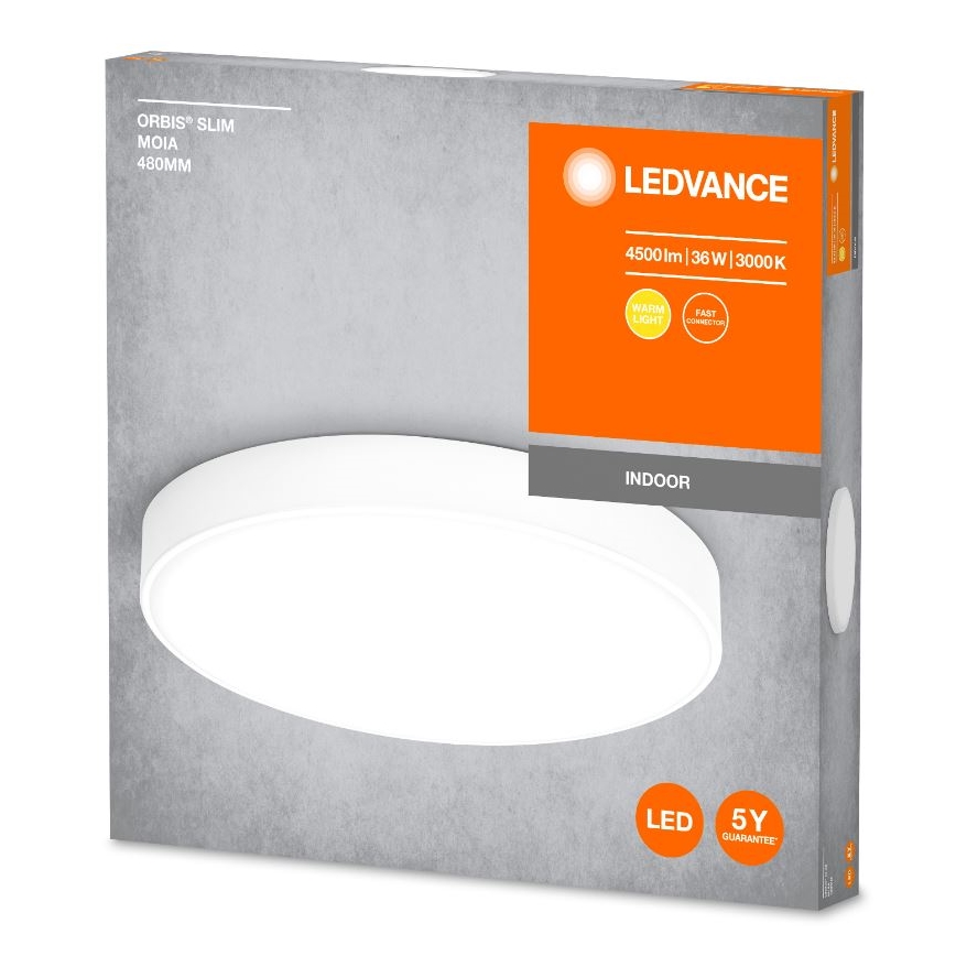 Ledvance - LED Plafon ORBIS SLIM LED/36W/230V biały