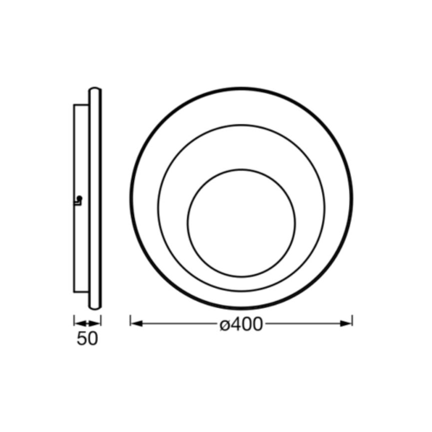 Ledvance - LED Plafon ORBIS SPIRAL LED/27W/230V