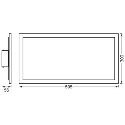 Ledvance - LED Plafon PLANON LED/22W/230W