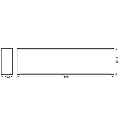 Ledvance - LED Plafon ściemnialny OFFICE LINE LED/20W/230V 60 cm + pilot zdalnego sterowania