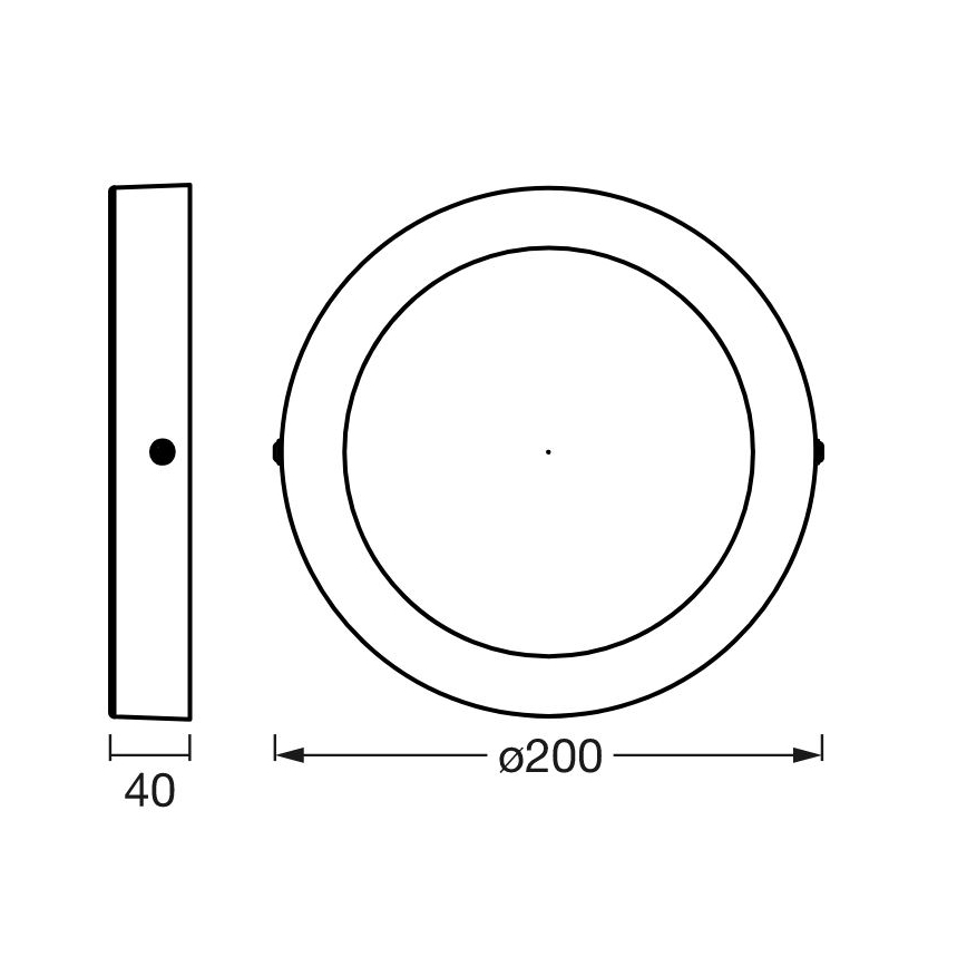 Ledvance - LED Plafon ściemnialny SMART+ ORBIS LED/12W/230V 3000-6500K Wi-Fi