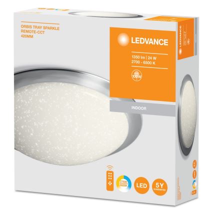 Ledvance - LED Plafon ściemnialny SILARA LED/24W/230V + zdalne sterowanie