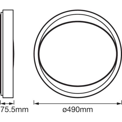 Ledvance - LED Oświetlenie ściemnialne SMART+ EYE LED/32W/230V 3000K-6500K Wi-Fi