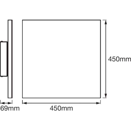 Ledvance - LED Oświetlenie ściemnialne SMART+ FRAMELESS LED/28W/230V 3000K-6500K Wi-Fi