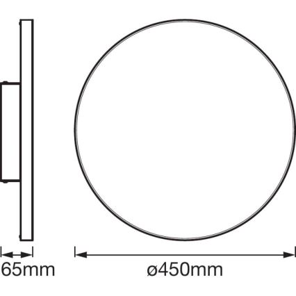 Ledvance - LED Oświetlenie ściemnialne SMART+ FRAMELESS LED/28W/230V 3000K-6500K Wi-Fi