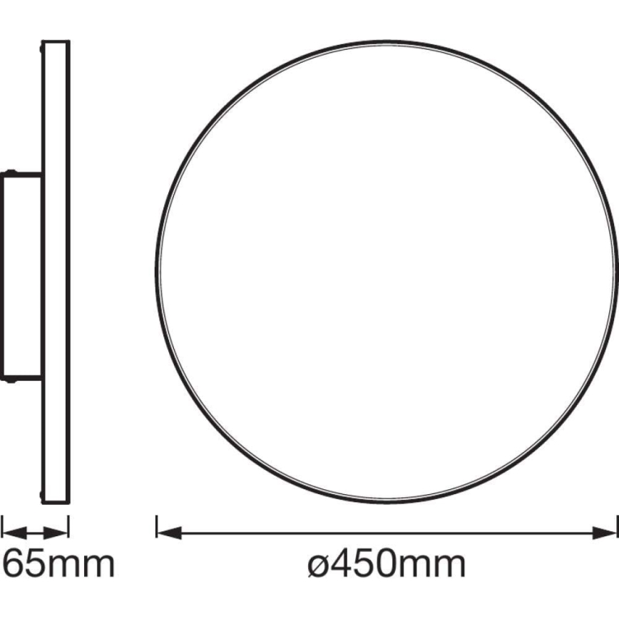 Ledvance - LED Oświetlenie ściemnialne SMART+ FRAMELESS LED/28W/230V 3000K-6500K Wi-Fi