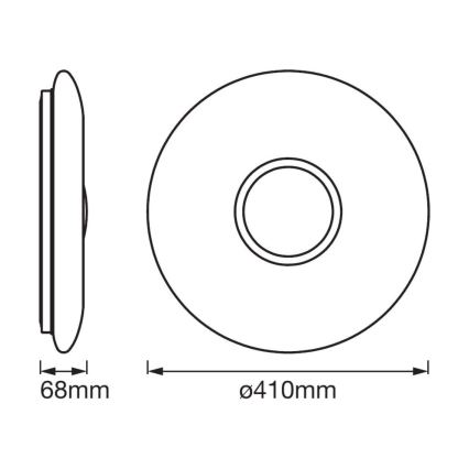 Ledvance - LED Oświetlenie ściemnialne SMART+ KITE LED/24W/230V 3000K-6500K Wi-Fi