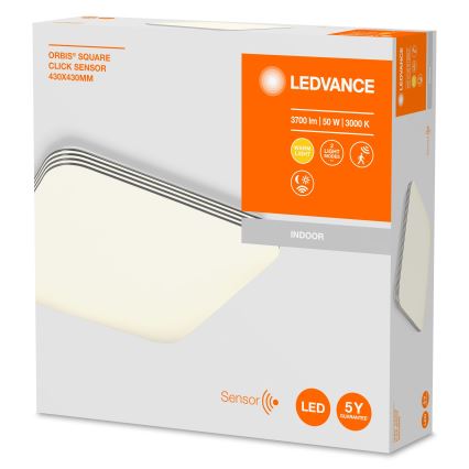 Ledvance - LED Plafon z czujnikiem ORBIS LED/50W/230V 3000K