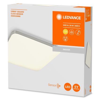 Ledvance - LED Plafon z czujnikiem ORBIS LED/60W/230V 3000K