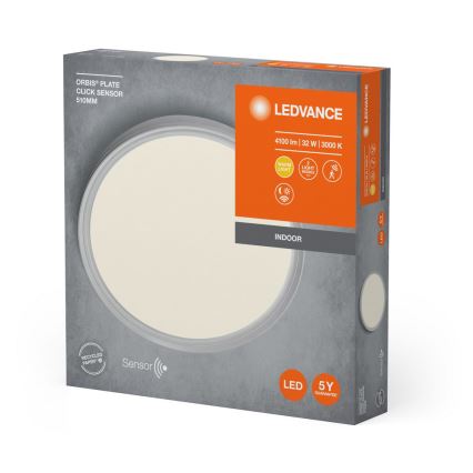 Ledvance - LED Plafon z czujnikiem PLATE LED/32W/230V 3000K