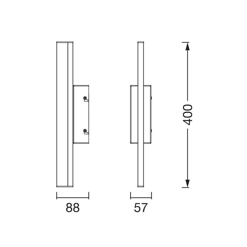 Ledvance - LED ściemnialne dotykowe oświetlenie lustra ORBIS MIRROR LED/6,8W/230V 40 cm 3000/4000K IP44