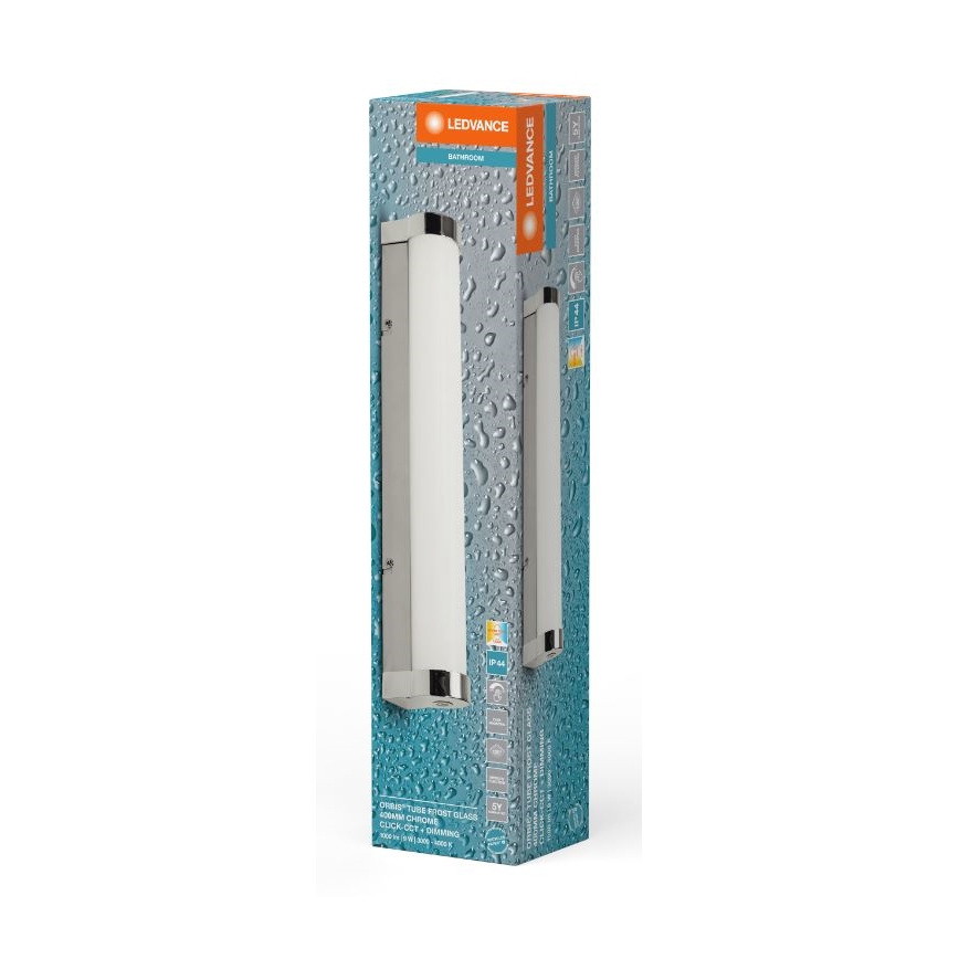 Ledvance - LED ściemnialne dotykove oświetlenie lustra ORBIS TUBE LED/9W/230V 40 cm 3000/4000K IP44