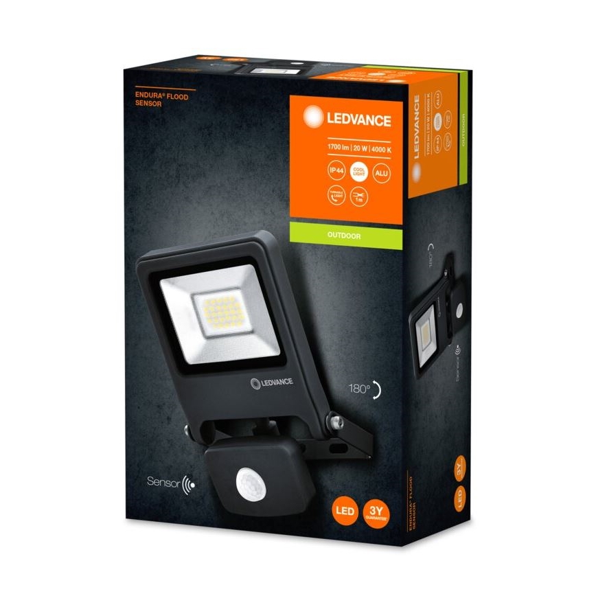 Ledvance - LED Reflektor ENDURA z czujnikiem LED/20W/230V IP44